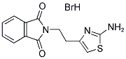 2-[2-(2-AMINO-1,3-THIAZOL-4-YL)ETHYL]-1H-ISOINDOLE-1,3(2H)-DIONE HYDROBROMIDE 结构式