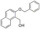 [2-(BENZYLOXY)-1-NAPHTHYL]METHANOL 结构式