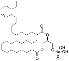 1-PALMITOYL-2-LINOLEOYL-SN-GLYCERO-3-PHOSPHATIDIC ACID 结构式