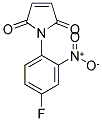 1-(4-FLUORO-2-NITROPHENYL)-1H-PYRROLE-2,5-DIONE 结构式