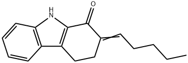 2-[(E)PENTYLIDENE]-2,3,4,9-TETRAHYDRO-1H-CARBAZOL-1-ONE 结构式