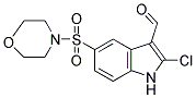 2-Chloro-5-(morpholin-4-ylsulfonyl)-1H-indole-3-carbaldehyde 结构式