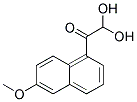6-甲氧基萘基乙二醛水合物 结构式