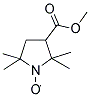 3-METHOXYCARBONYL-2,2,5,5-TETRAMETHYL-3-PYRROLIDIN-1-OXYL 结构式