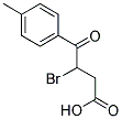 3-Bromo-4-(4-methylphenyl)-4-oxobutanoic acid 结构式
