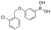 3-(2'-CHLOROBENZYLOXY)PHENYLBORONIC ACID 结构式