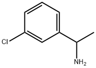 1-(3-氯苯基)乙胺 结构式