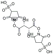 DISULFOSUCCINIMIDYL-L-TARTRATE 结构式