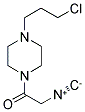 4-(3-CHLORPROPYL)-PIPERAZINO-1-ISOCYANO-ACETAMIDE 结构式