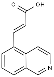 TRANS-3-(ISOQUINOLIN-5-YL)ACRYLIC ACID 结构式