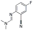 N'-(2-CYANO-4-FLUOROPHENYL)-N,N-DIMETHYLFORMAMIDINE 结构式