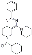 CYCLOHEXYL-(2-PHENYL-4-PIPERIDIN-1-YL-7,8-DIHYDRO-5H-PYRIDO[4,3-D]PYRIMIDIN-6-YL)-METHANONE 结构式