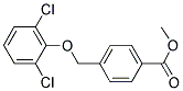 4-(2,6-DICHLORO-PHENOXYMETHYL)-BENZOIC ACID METHYL ESTER 结构式