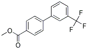 METHYL 3'-(TRIFLUOROMETHYL)[1,1'-BIPHENYL]-4-CARBOXYLATE 结构式