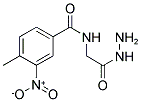 N-(2-HYDRAZINO-2-OXOETHYL)-4-METHYL-3-NITROBENZAMIDE 结构式