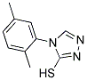 4-(2,5-DIMETHYLPHENYL)-4H-1,2,4-TRIAZOLE-3-THIOL 结构式