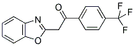 2-(1,3-Benzoxazol-2-yl)-1-[4-(trifluoromethyl)phenyl]ethanone 结构式