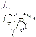 2,3,4,6-四-O-乙酰基-ALPHA-D-甘露糖基叠氮化物 结构式
