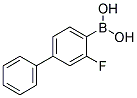 3-FLUORO-4-BIPHENYLBORONIC ACID 结构式