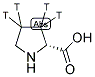 PROLINE, D [3,4-3H(N)] 结构式