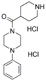 (4-PHENYLPIPERAZIN-1-YL)PIPERIDIN-4-YL-METHANONE DIHYDROCHLORIDE 结构式