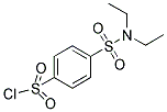 4-[(DIETHYLAMINO)SULFONYL]BENZENESULFONYL CHLORIDE 结构式