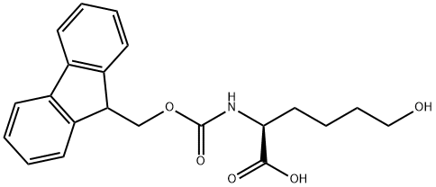 N-[芴甲氧羰基]-6-羟基-L-正亮氨酸 结构式