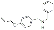 1-(4-(ALLYLOXY)PHENYL)-N-BENZYLMETHANAMINE 结构式