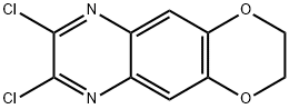 7,8-二氯-2H,3H-[1,4]二噁英[2,3-G]喹喔啉 结构式