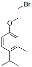 2-BROMOETHYL 4-ISOPROPYL-3-METHYLPHENYL ETHER 结构式