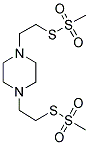 2,2'-BIS(METHANETHIOSULFONATO)DIETHYLPIPERAZINE 结构式
