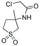 2-CHLORO-N-(3-METHYL-1,1-DIOXIDOTETRAHYDROTHIEN-3-YL)ACETAMIDE 结构式