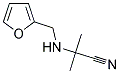 2-[(2-FURYLMETHYL)AMINO]-2-METHYLPROPANENITRILE 结构式