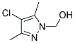 (4-CHLORO-3,5-DIMETHYL-PYRAZOL-1-YL)-METHANOL 结构式