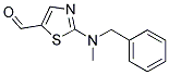 2-[BENZYL(METHYL)AMINO]-1,3-THIAZOLE-5-CARBALDEHYDE 结构式