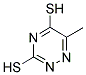 6-METHYL-[1,2,4]TRIAZINE-3,5-DITHIOL 结构式