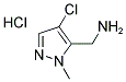 C-(4-CHLORO-2-METHYL-2 H-PYRAZOL-3-YL)-METHYLAMINE HYDROCHLORIDE 结构式