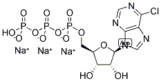 6-CHLORPURINE-RIBOSIDE-5'-TRIPHOSPHATE SODIUM SALT 结构式