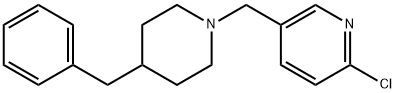 4-BENZYL-1-[(6-CHLORO-3-PYRIDINYL)METHYL]PIPERIDINE 结构式