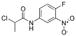 2-CHLORO-N-(4-FLUORO-3-NITROPHENYL)PROPANAMIDE 结构式