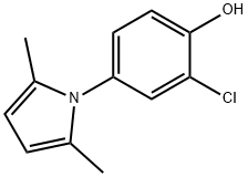 2-氯-4-(2,5-二甲基-1H-吡咯-1-基)苯酚 结构式