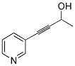 4-(3-PYRIDINYL)-3-BUTYN-2-OL 结构式