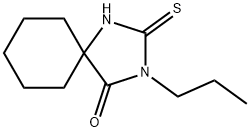 3-丙基-2-硫代-1,3-二氮杂螺[4.5]癸烷-4-酮 结构式