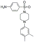 4-([4-(3,4-DIMETHYLPHENYL)PIPERAZIN-1-YL]SULFONYL)ANILINE 结构式