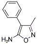 3-甲基-4-苯基-5-氨基异噁唑 结构式