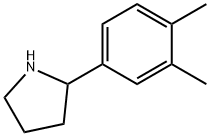 2-(3,4-DIMETHYL-PHENYL)-PYRROLIDINE 结构式