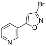 3-(3-BROMO-ISOXAZOL-5-YL)-PYRIDINE 结构式