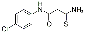 3-AMINO-N-(4-CHLOROPHENYL)-3-THIOXOPROPANAMIDE 结构式