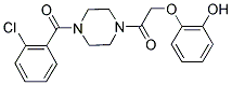 2-(2-[4-(2-CHLOROBENZOYL)PIPERAZIN-1-YL]-2-OXOETHOXY)PHENOL 结构式