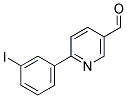 6-(3-IODO-PHENYL)-PYRIDINE-3-CARBALDEHYDE 结构式